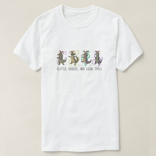 マルディグラの祝祭Tシャツ Tシャツ (デザイン正面)