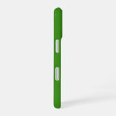 マルディグラの緑 金 紫 フルールドリス iPhone 16ケース (右側面)