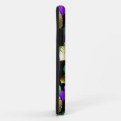 マルディグラの羽根のシームレスパターン Case-Mate iPhoneケース (裏面/右)