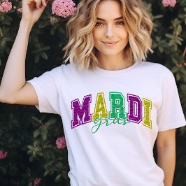 マルディグラの華やかなカーニバルグラフィック Tシャツ