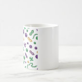マルディグラの華やかなパターンマグ コーヒーマグカップ (中央)