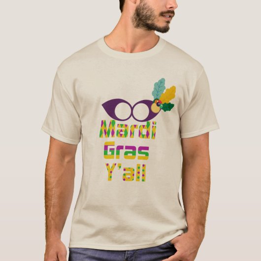 マルディグラやろうぜTシャツ Tシャツ (正面)