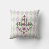 マルディグラアーガイルス枕 クッション (裏面)