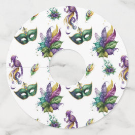 マルディグラインスパイアスワインガラスラベル ワイングラスタグ