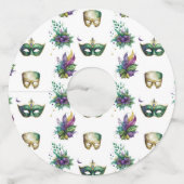 マルディグラインスパイアスワインガラスラベル ワイングラスタグ (裏面)