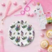 マルディグラインスパイアス紙プレート ペーパープレート (パーティー)