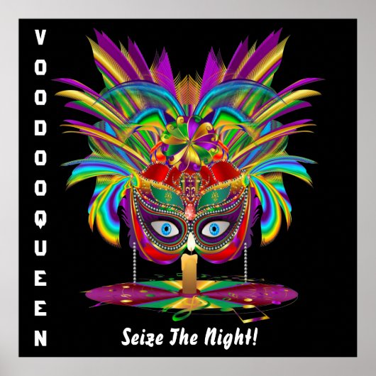 マルディグラカーニバルイベントお願いビューノート ポスター (正面)