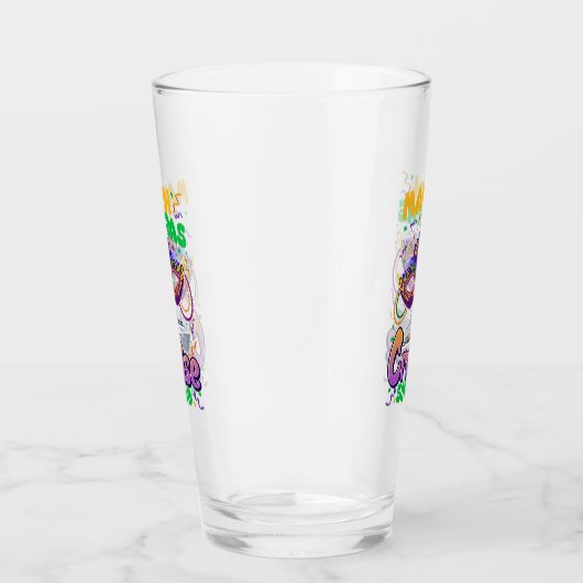 マルディグラカーニバルクルーズバケーショントラベル タンブラーグラス (右)