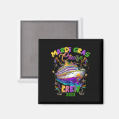 マルディグラカーニバルクルーズ2025クルージングマスクシップ マグネット (正面/裏面)