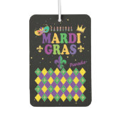 マルディグラカーニバルパーティー（紋章の）フラ・ダ・リロムバス カーエアーフレッシュナー (正面)