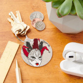 マルディグラカーニバルマスクキーチェーン キーホルダー