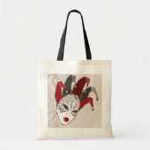 マルディグラカーニバルマスクトートバッグ トートバッグ (正面)