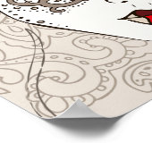 マルディグラカーニバルマスクポスター ポスター (角)