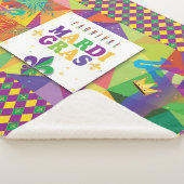 マルディグラカーニバル（紋章の）フラ・ダ・リダイアモンドデコール シェルパブランケット (3/4)