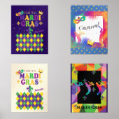 マルディグラカーニバル(紋章の)フラ・ダ・リダイヤモンドハーレキン (正面)