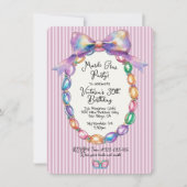 マルディグラガーリースパーティー 招待状 (正面)