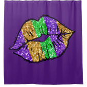 マルディグラキスシャワーカーテン シャワーカーテン (正面)