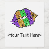 マルディグラキスボトルラベル ワインラベル (シングルラベル)