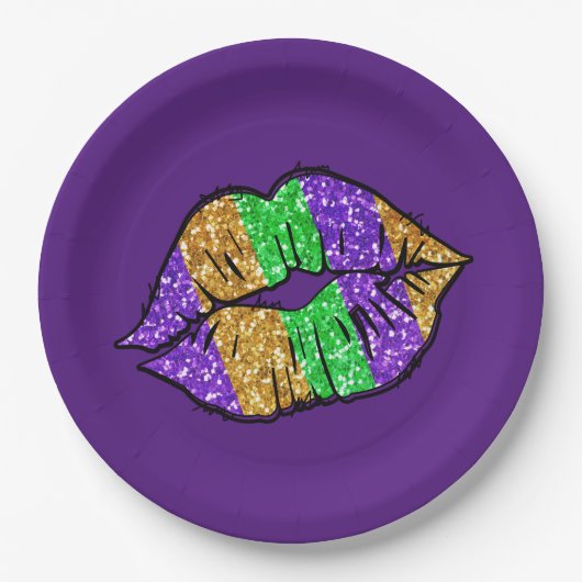 マルディグラキス紙プレート ペーパープレート (正面)