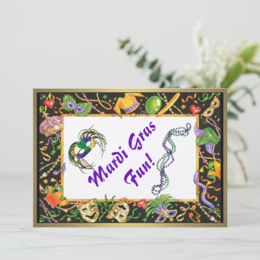 マルディグラスおもしろい招待状 (スタンド正面)