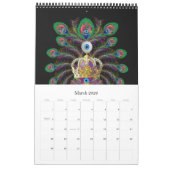マルディグラスとフットボールのビューノート カレンダー (3月 2026)