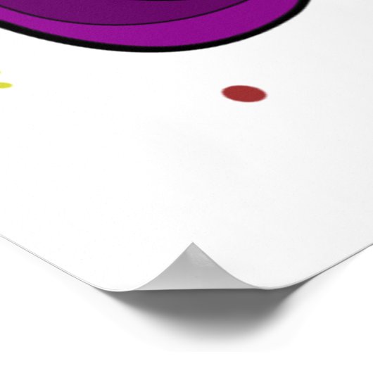 マルディグラスアイマスクポスター ポスター (角)