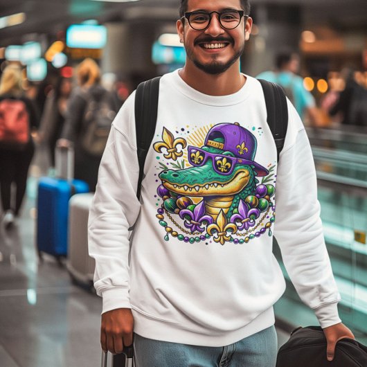 マルディグラスアリゲーターゲーター スウェットシャツ