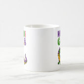 マルディグラスアリゲーターマルディグラスパーティー コーヒーマグカップ (中央)