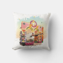 マルディグラスアーチガルベストン、水インスパイア色