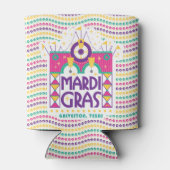 マルディグラスアーチビーズ、ガルベストン、テキサス州カンC 缶クーラー (裏面)