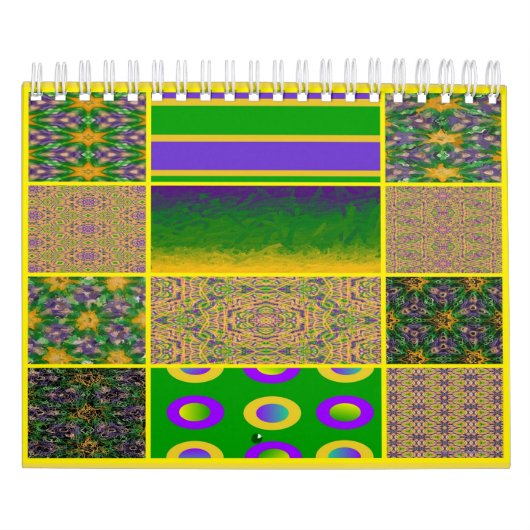 マルディグラスアート カレンダー (カバー)