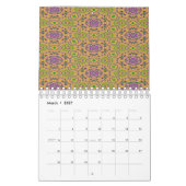 マルディグラスアート カレンダー (3月 2027)