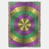 マルディグラスイリュージョンブランケット スローブランケット (正面縦)