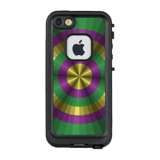 マルディグラスイリュージョン耐用例 LifeProof iPhoneケース (裏面)