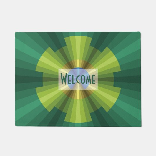 マルディグラスイリュージョン ドアマット (正面)