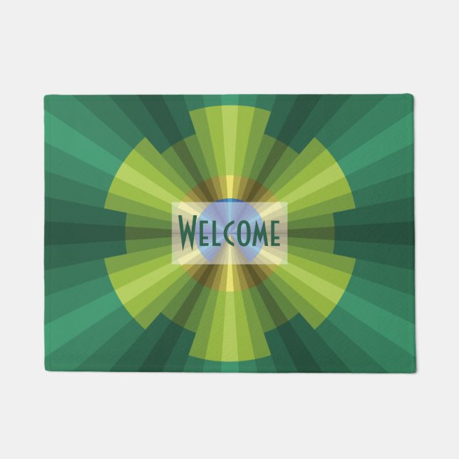 マルディグラスイリュージョン ドアマット (正面)