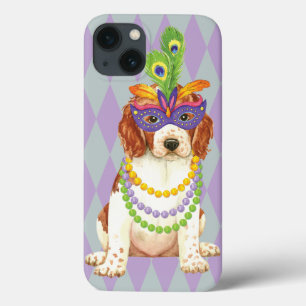 マルディグラスウェルシュスプリンガースパニエル犬 iPhone 13ケース
