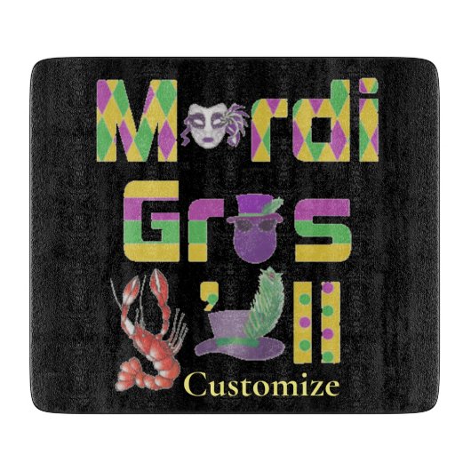 マルディグラスエールサンダー_コーブ カッティングボード (正面)