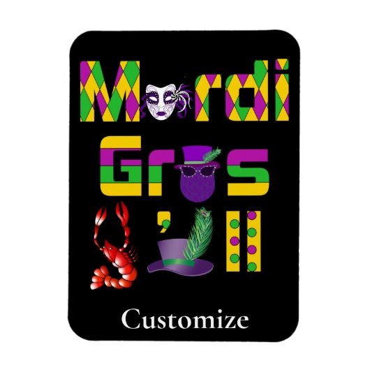 マルディグラスエールサンダー_コーブ マグネット (縦)