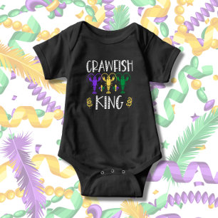 マルディグラスカウフィッシュKing Cute ベビーボディスーツ