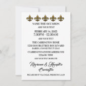 マルディグラスカクテルパーティの招待状 招待状 (裏面)