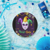 マルディグラスカーニバル ペーパープレート (パーティー)