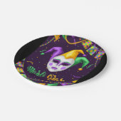 マルディグラスカーニバル ペーパープレート (アングル)