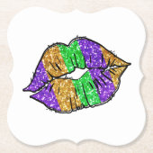 マルディグラスキスコースター ペーパーコースター (正面)