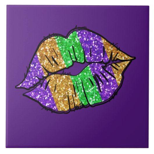 マルディグラスキスタイル タイル (正面)