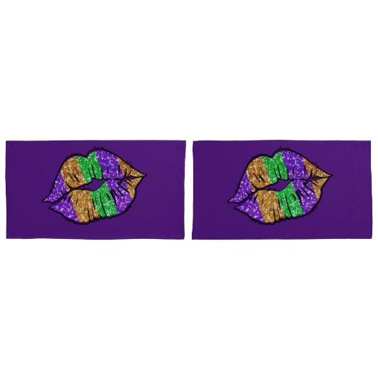 マルディグラスキスピラロカーズ 枕カバー (正面-セット)