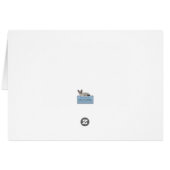 マルディグラスキッチングリーティングカード (裏面横)