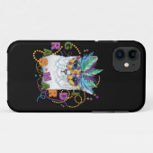 マルディグラスキャットおもしろい、マルディグラス Case-Mate iPhoneケース (裏面(横))