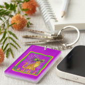 マルディグラスキャット キーホルダー (正面右)