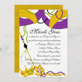 マルディグラスキングズコート 招待状 (正面/裏面)